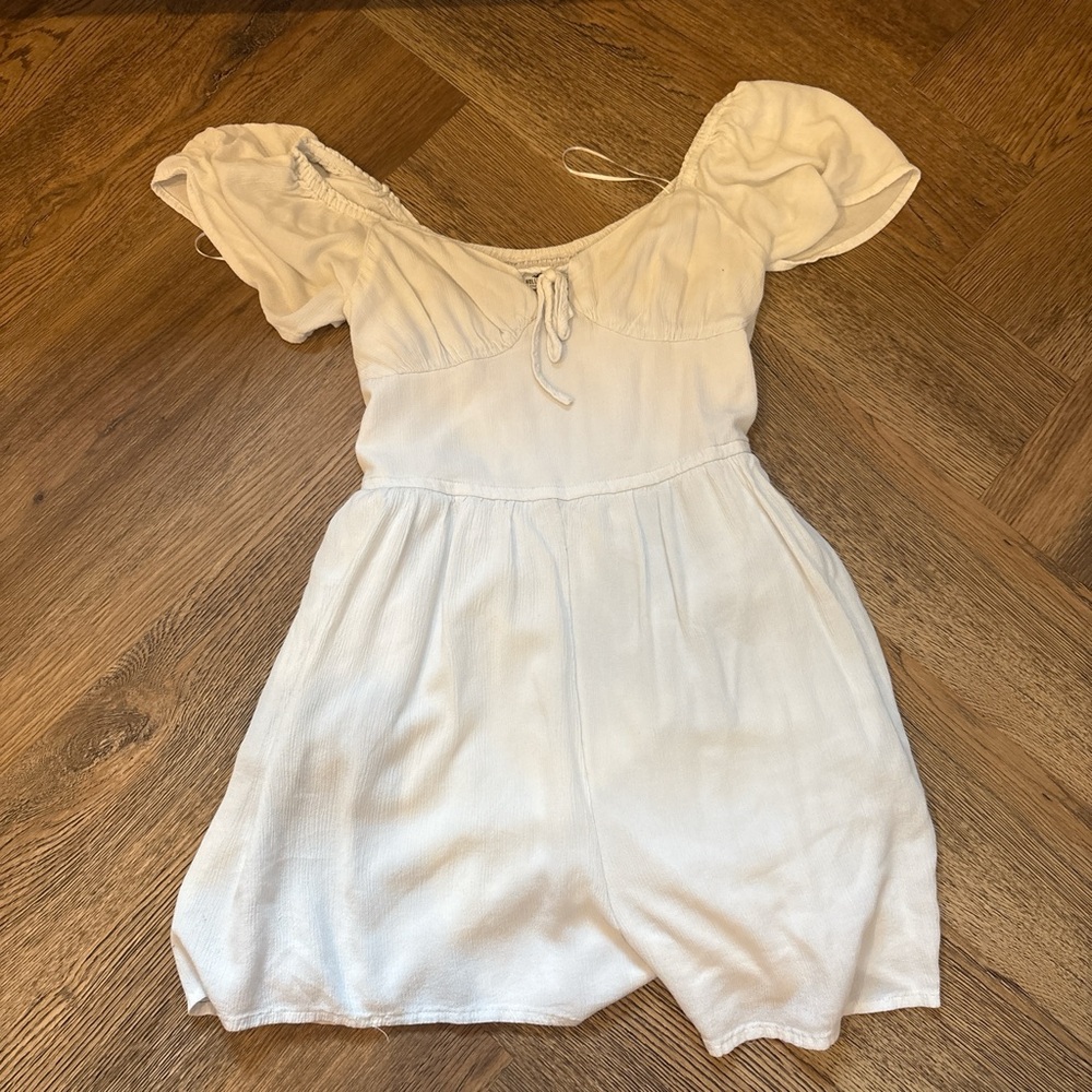 Hollister Cream Mini Dress